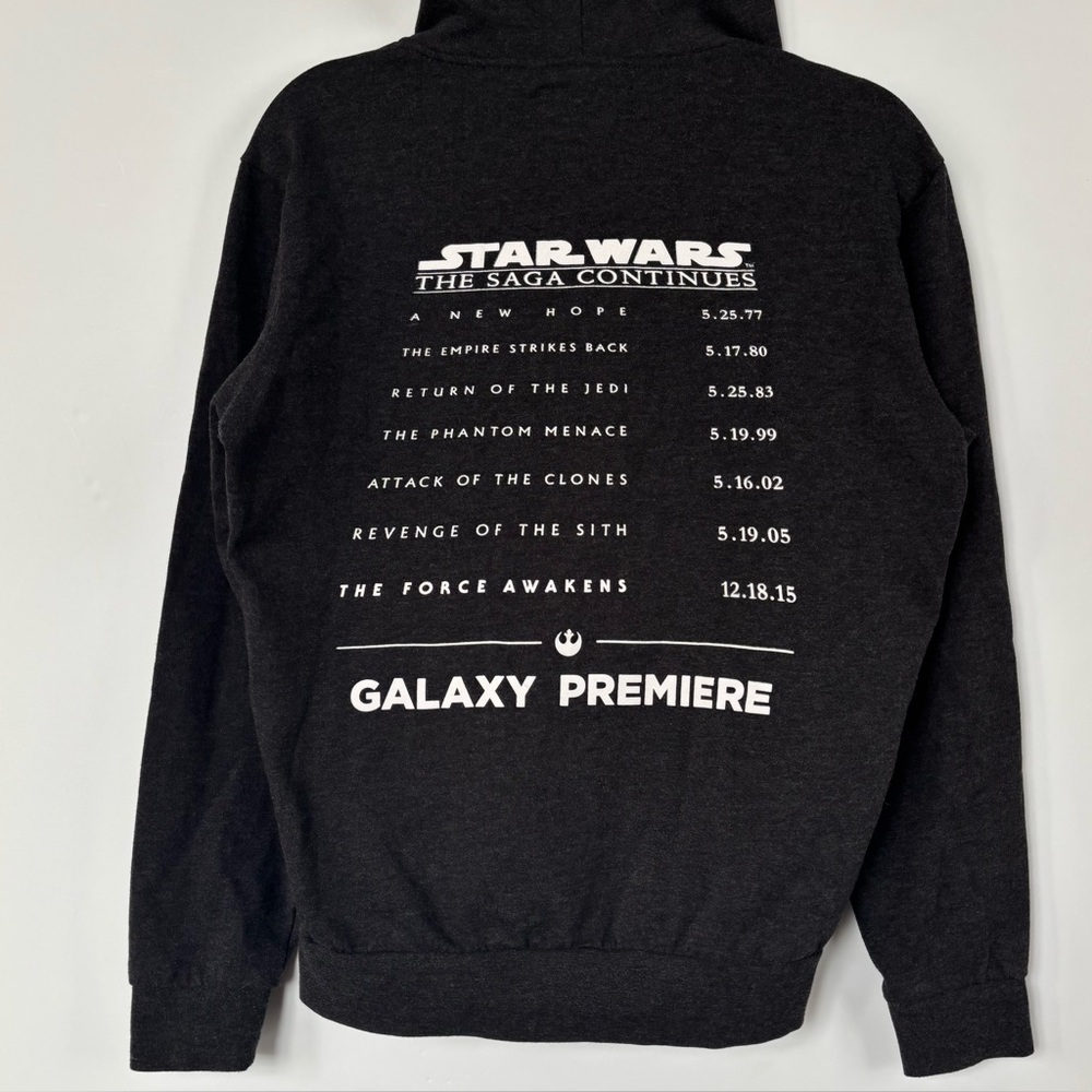 Star Wars Galaxy Premiere Collection The‎ Force Awakens Zip-up Sweatshirt Hoodie